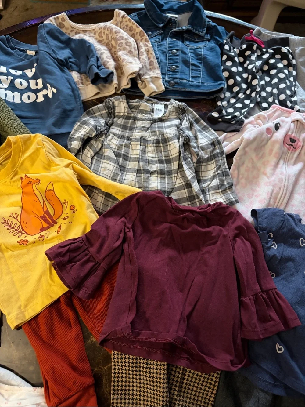 Fall baby girl clothes bundle